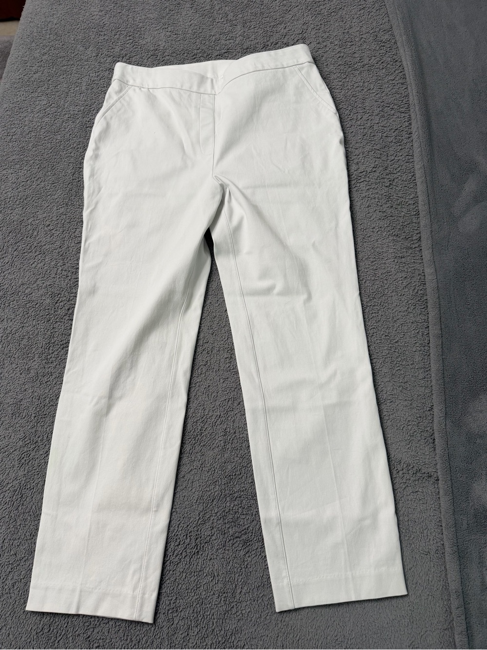 Spanx Ladies White Straight-Leg Pants - Sz XL. NWOT